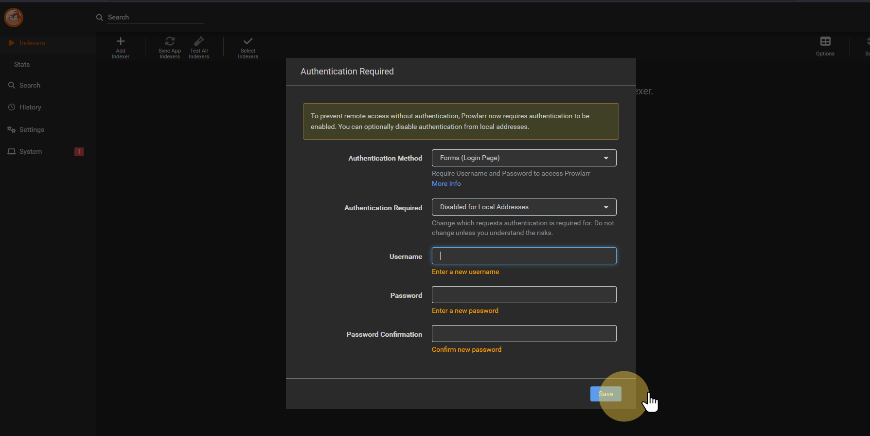 Click Fill out info